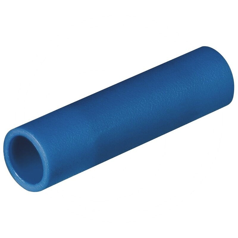 Stossverbinder isoliert, blau