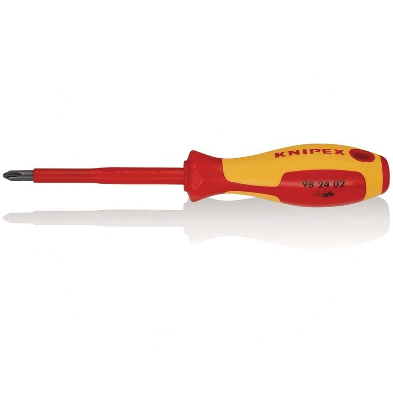 KNIPEX Kreuzschlitz-Schraubendreher Technische Daten Breite: 33 mmHöhe: 35 m