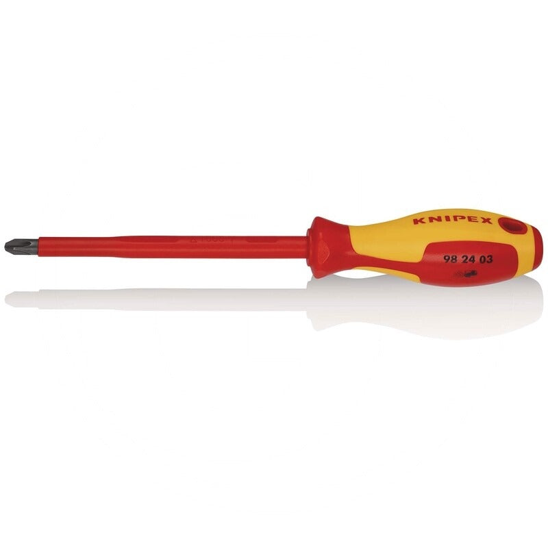 KNIPEX Kreuzschlitz-Schraubendreher Technische Daten Breite: 39 mmHöhe: 36 m