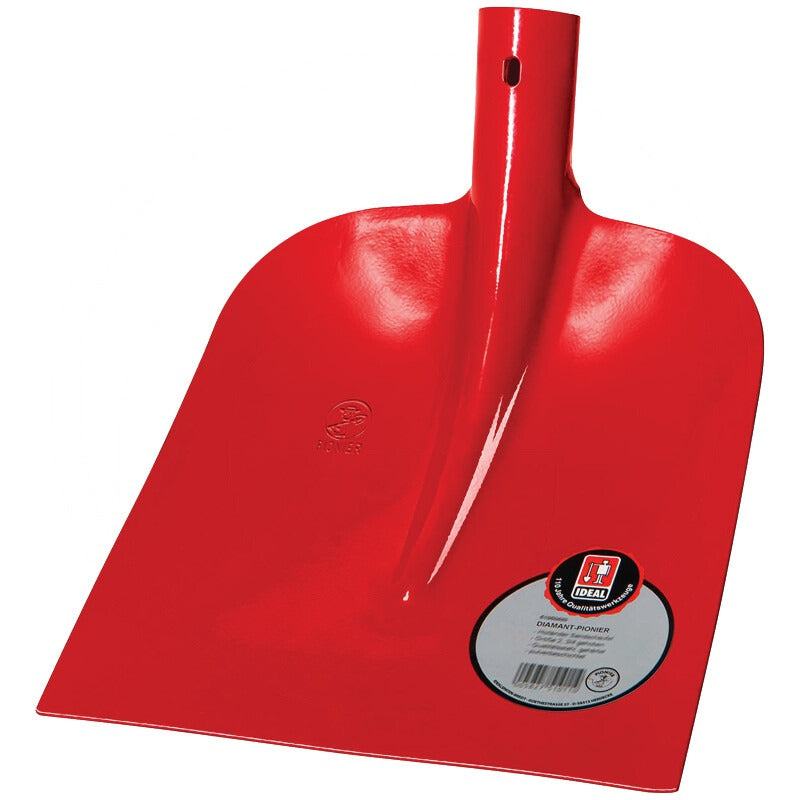 IDEAL Schaufel, Holsteiner rot, ohne Stiel – 270 mm