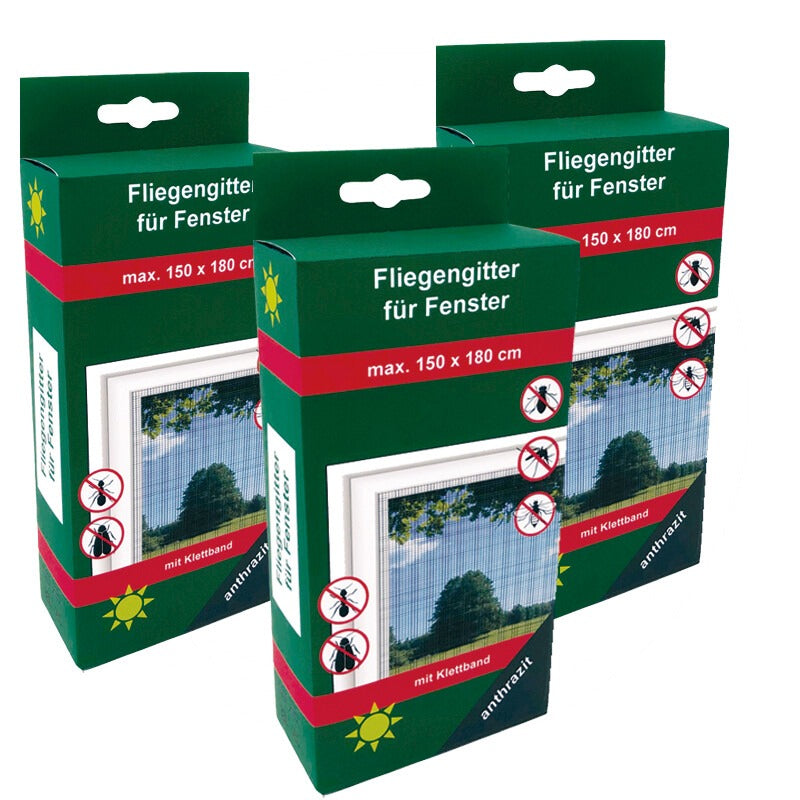 GRANIT Fliegengitter Set (VPE 3) – 180 cm