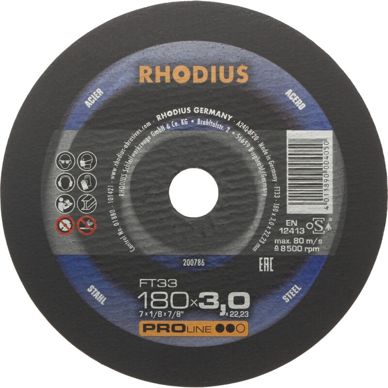 RHODIUS Trennscheibe Gewicht 82 g