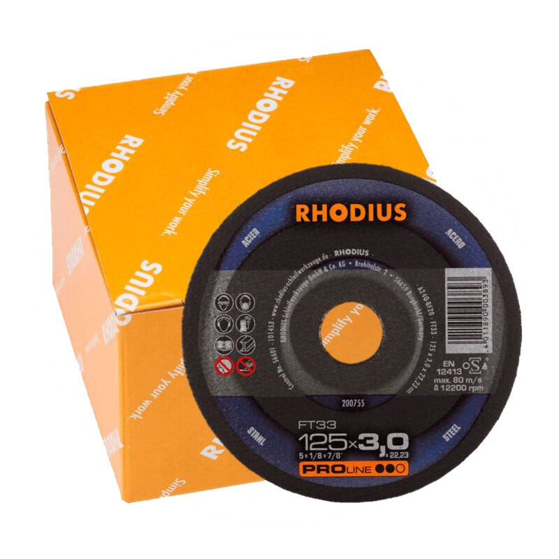 RHODIUS VPE25 Trennscheibe FTK33 Ø (mm) 125