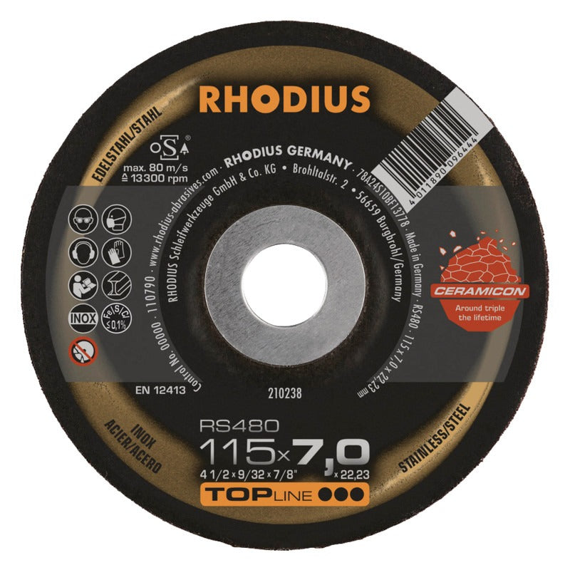 RHODIUS Schruppscheibe Gewicht 707 g