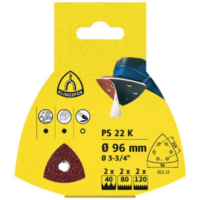 GRANIT Schleifpapier Set – Breite 96 mm