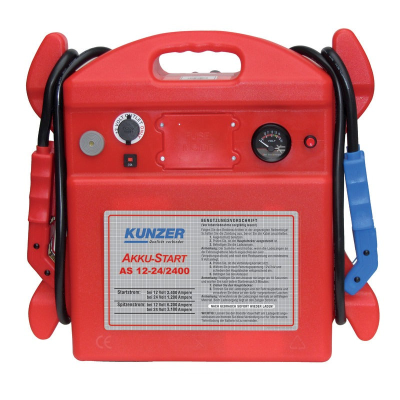 KUNZER Batteriestarter Akku-START, 12-24V-2400A – AS 12-24 – Bild 2