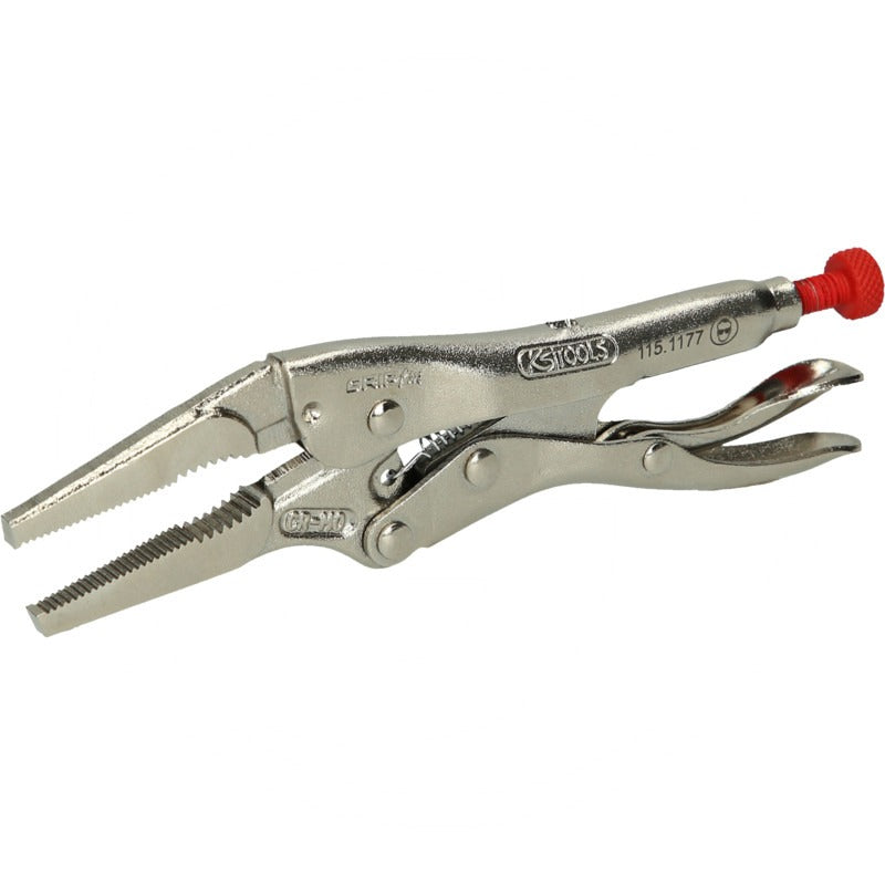 KS TOOLS Langbacken-Gripzange – 125 mm