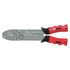 KS TOOLS Multifunktions-Crimpzange passend für isolierte und unisolierte Kabelschuhe – 130/220 mm
