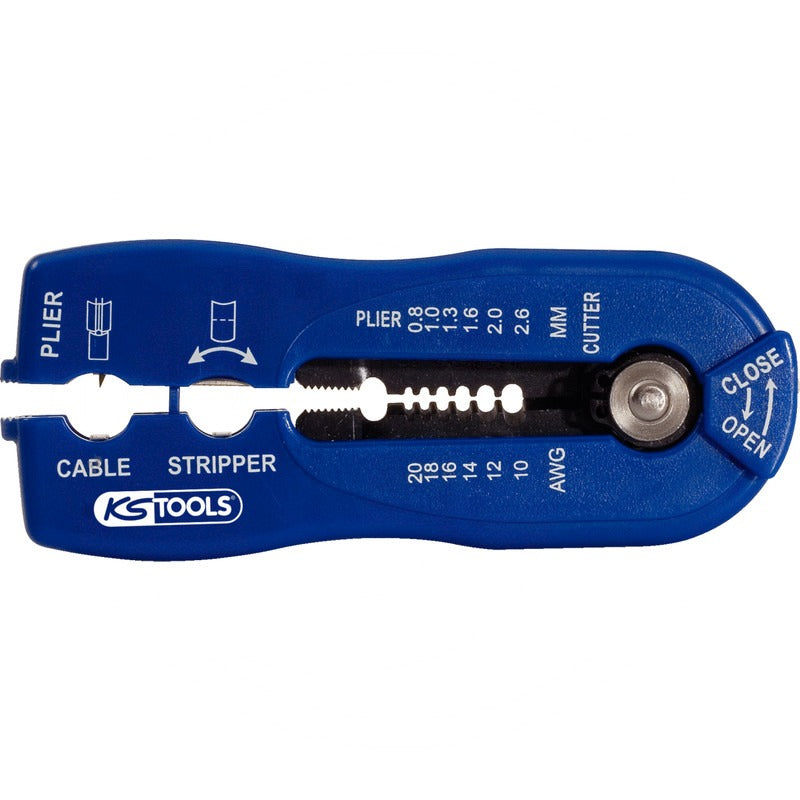 KS TOOLS Multifunktions-Abisolierwerkzeug – 210 mm