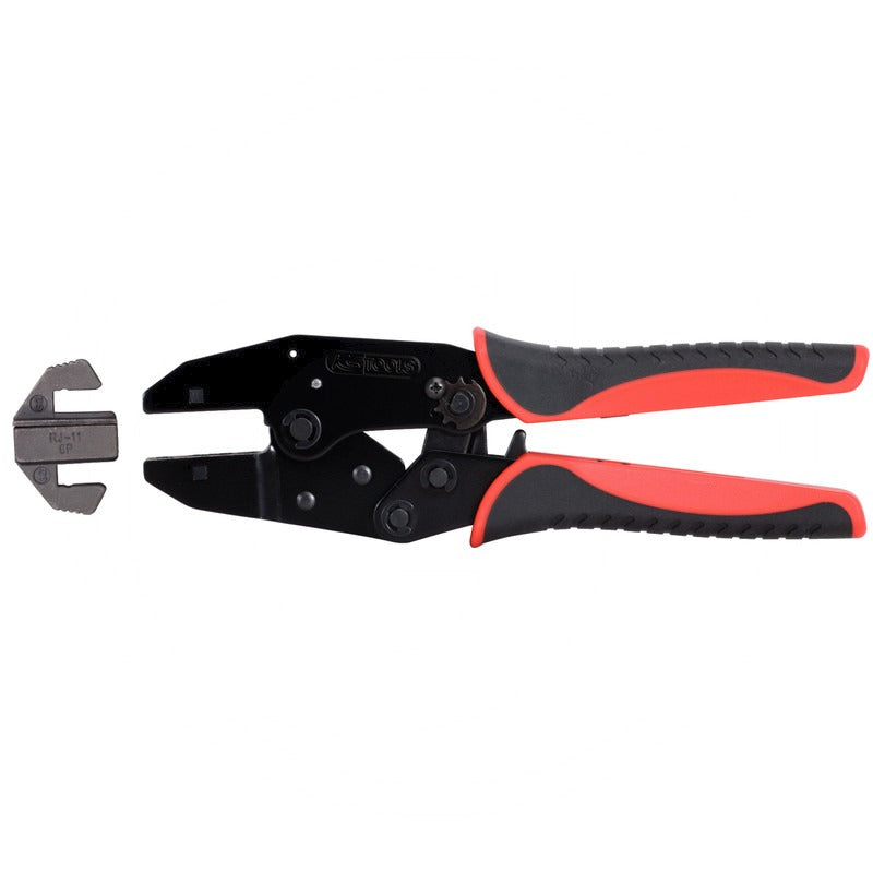 KS Tools Crimpzange passend für Westernstecker – 234 mm