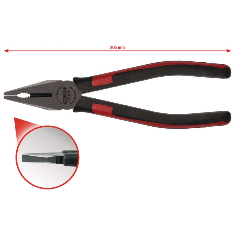 KS Tools SlimPOWER Kombinationszange, 205mm – 208 mm