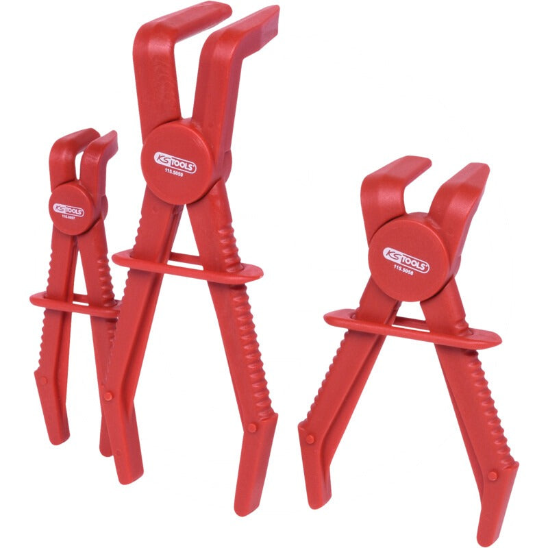 KS TOOLS Schlauch-Abklemm-Zangen-Satz 90° – 333 mm