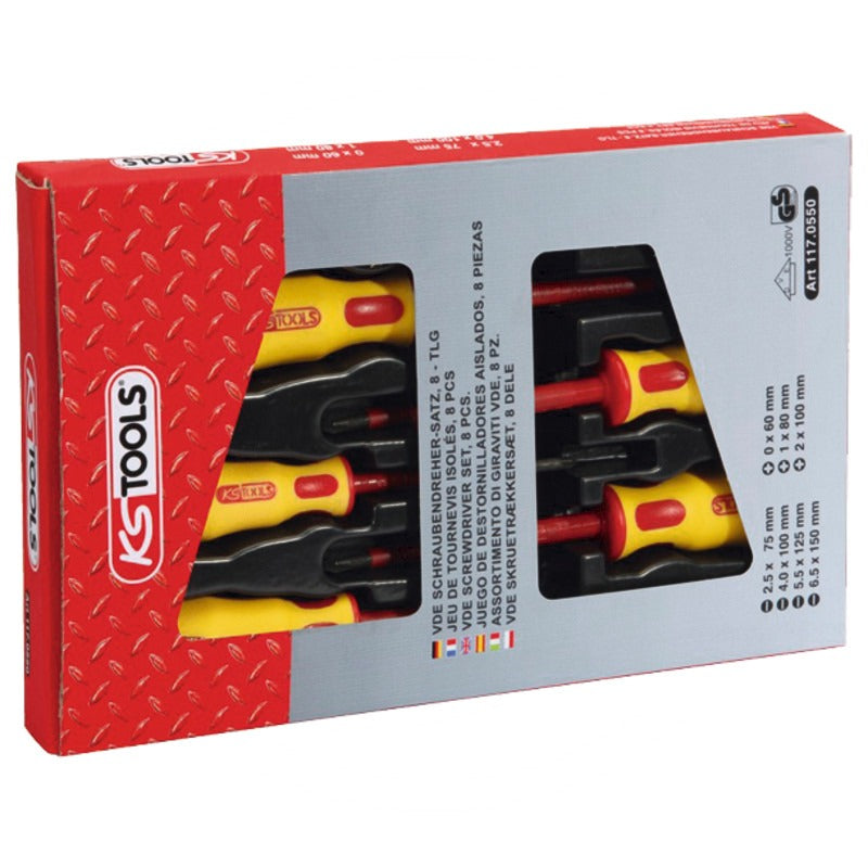 KS TOOLS ERGOTORQUE® VDE Schraubendreher-Satz