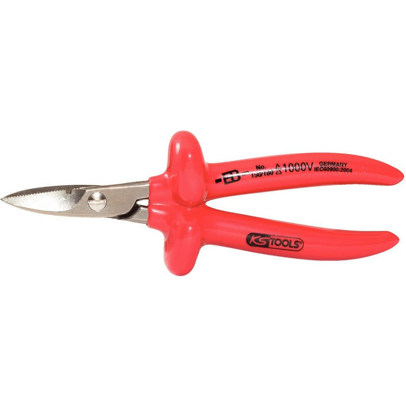 KS Tools CLASSIC 1000V Elektrikerschere, 180mm – 210 mm