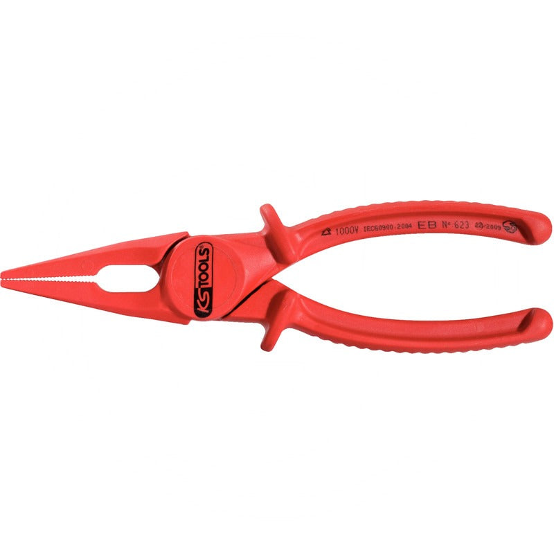 KS Tools Isolierte Kunststoff-Flachzange, 200mm