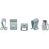 KS Tools Fixierklammern-Satz, 0-2,5 mm, 5-tlg. – 85 mm