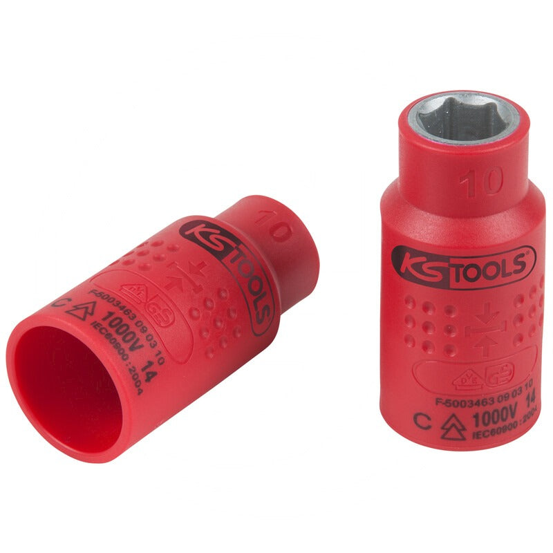 KS TOOLS 3/8" Isolierte Stecknuss, 11mm – Ø 23.0