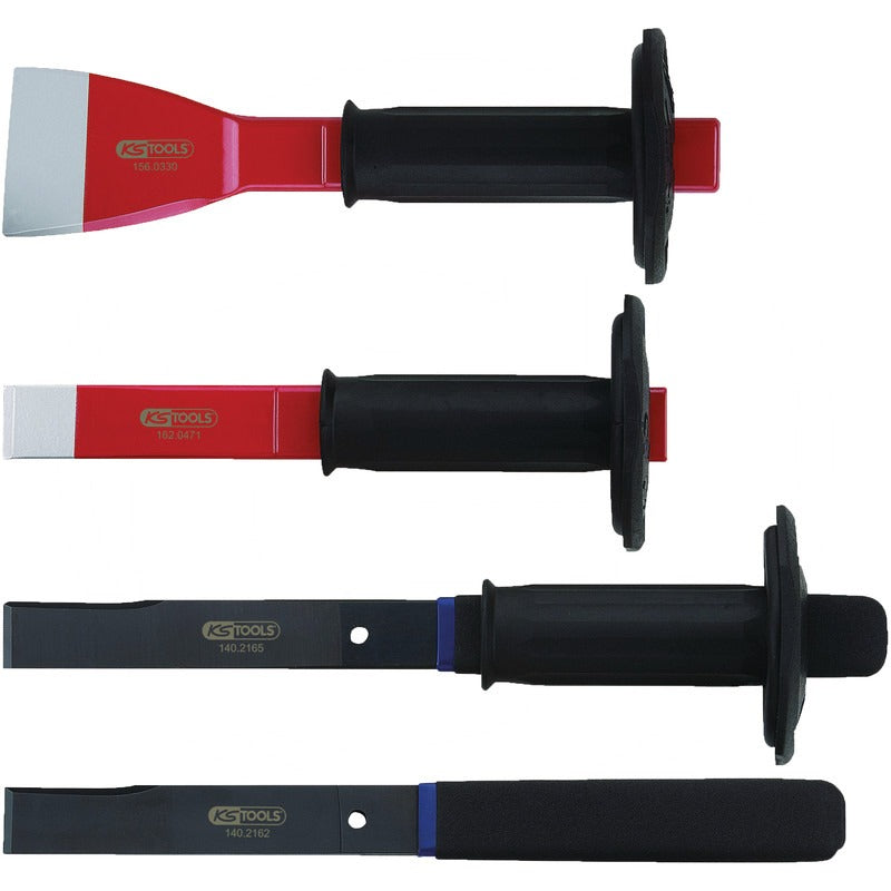 KS Tools Karosserie-Schlitzmeißel-Satz, 4-tlg. – 330 mm