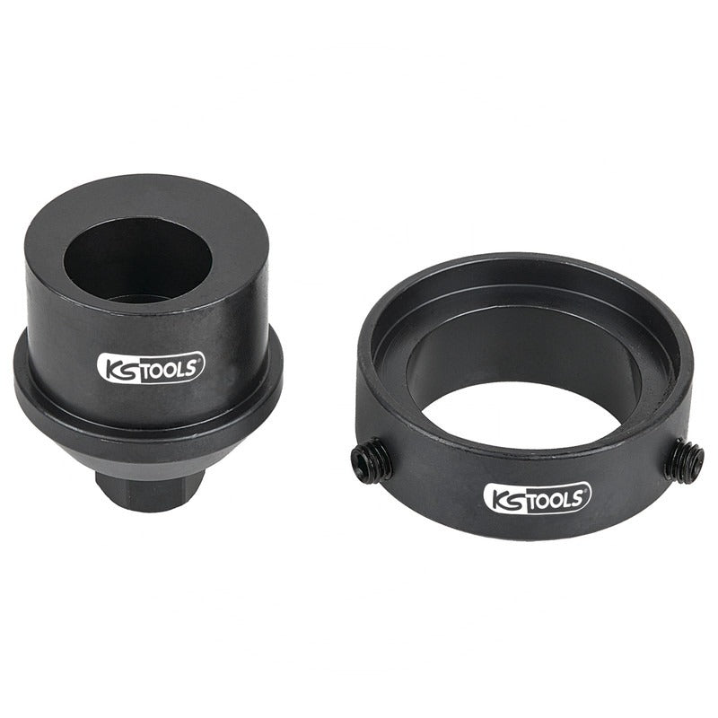 KS Tools Sturzeinstellwerkzeug passend für BMW Hinterachse, 2-tlg – 80 mm