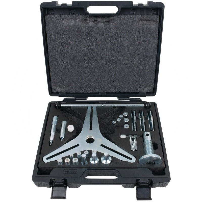 KS Tools SAC Kupplungswerkzeug-Satz (3-Loch Teilung), 32-tlg. – 415 mm