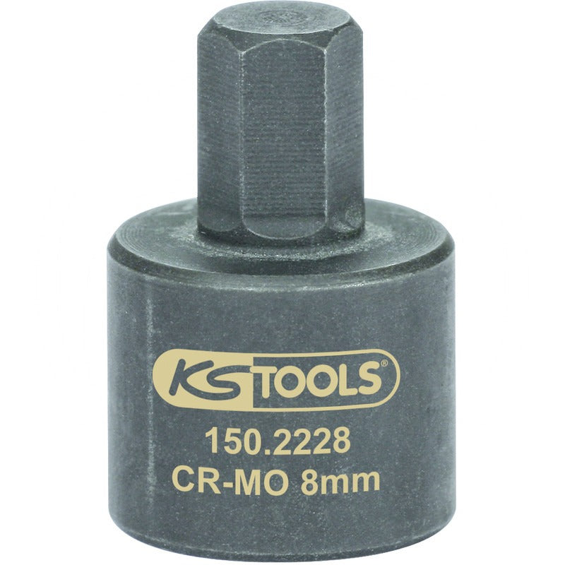 KS TOOLS 3/8" Bremssattel-Stecknuss, 8mm – 250 mm