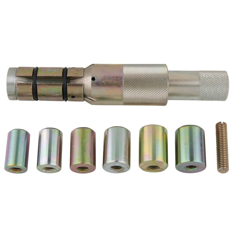 KS Tools Renault Kupplungs-Zentrier-Werkzeug-Satz Ø 23,0 - 35,0 mm mit Zentrierhülsen, 9-tlg. – 172 mm