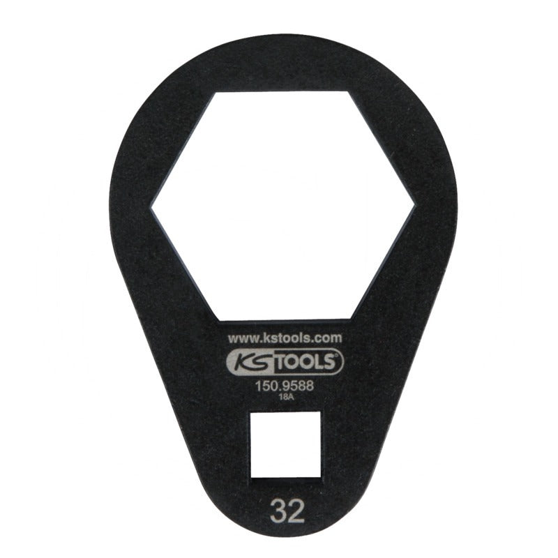 KS Tools 3/8" Einsteck-Ringschlüssel, extra flach, 32 mm – 93 mm