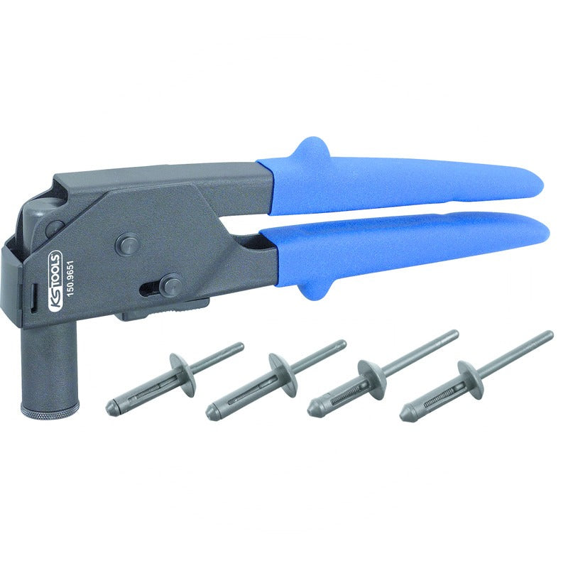 KS Tools Kunststoff Nietenzangen Satz mit Nieten – 344 mm