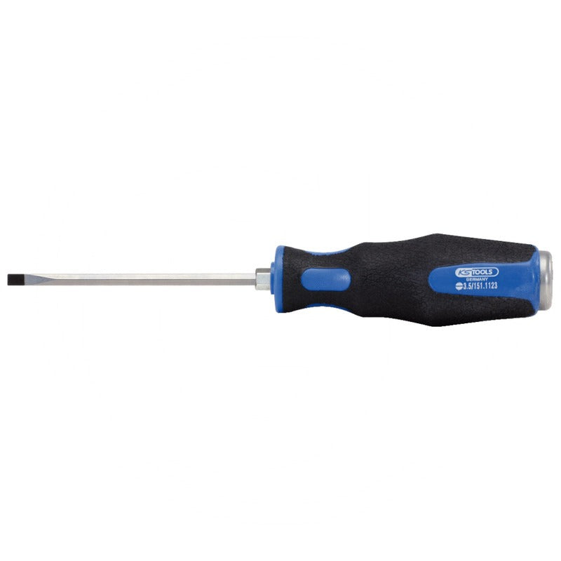 KS TOOLS ERGOTORQUEmax Schlag-Schraubendreher passend für Schlitz Schrauben – 230 mm