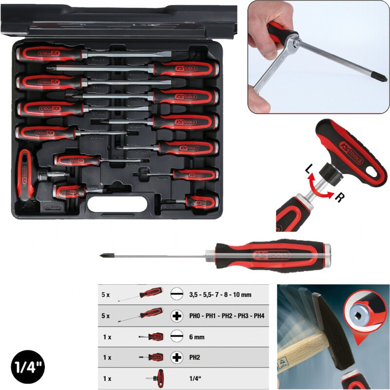 KS TOOLS Schlag Schraubendreher Satz – 404 mm – Bild 2