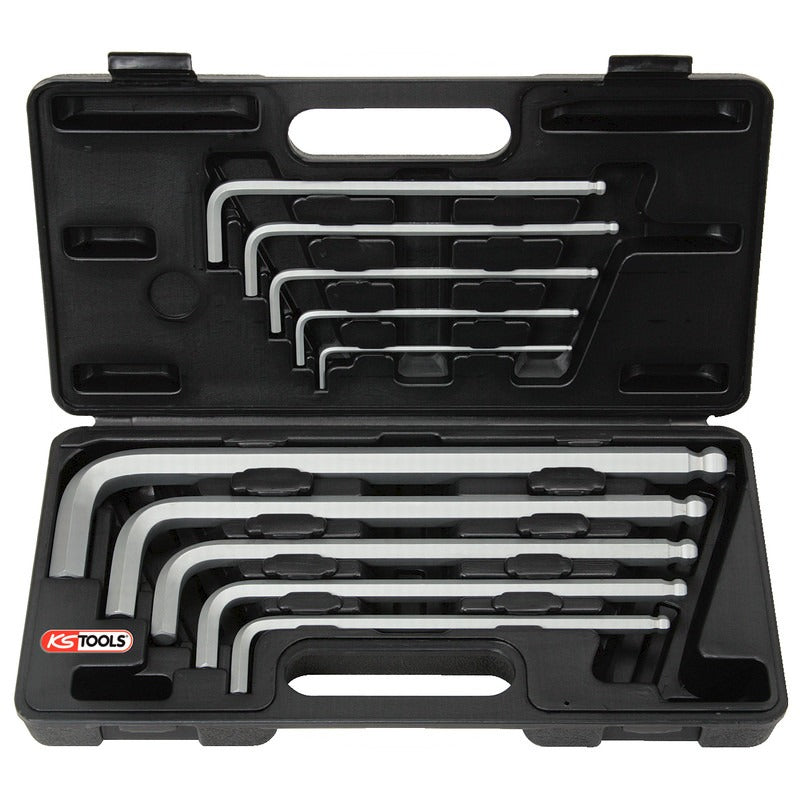 KS TOOLS InnenSK-Winkelstiftschlüssel Satz XL – 359 mm