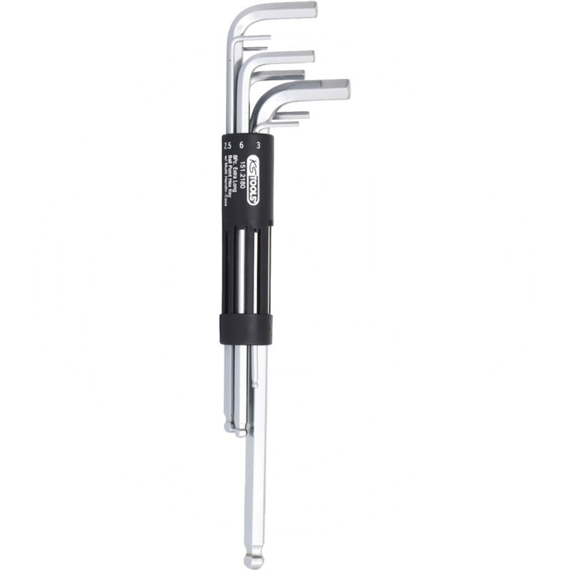 KS TOOLS InnenSK-Winkelstiftschlüssel Satz XL – 326 mm