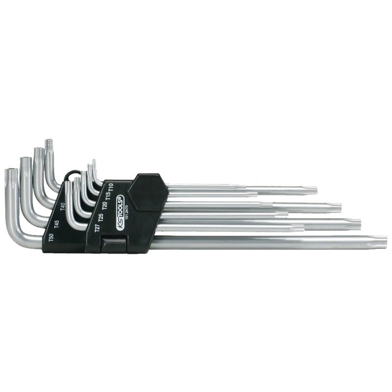 KS TOOLS 5 Stern-Winkelstiftschlüssel Satz – 302 mm