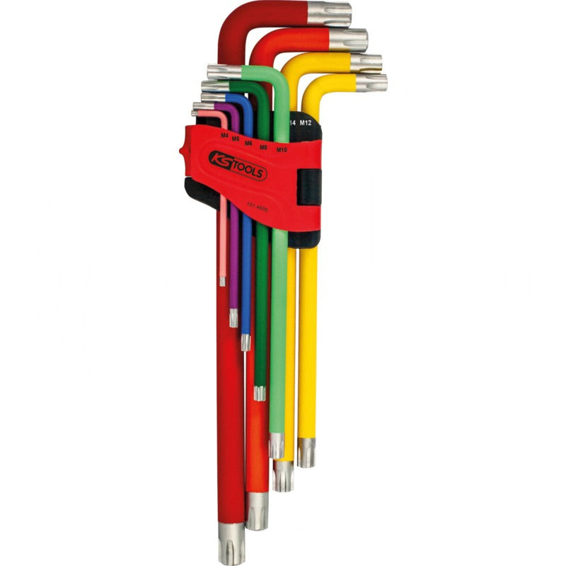 KS Tools Winkelstiftschlüssel Riebe XL 9-tlg.