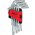 KS Tools Winkelstiftschlüssel-Riebe kurz 9-tlg.