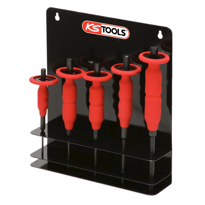 KS TOOLS Durchtreibersatz,Handschutzgriff,5-tlg. – 253 mm