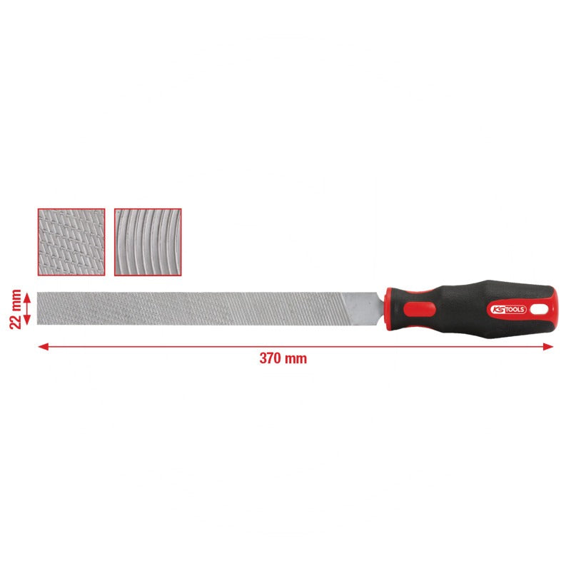 KS Tools Installations-Raspel, 370 mm – 420 mm