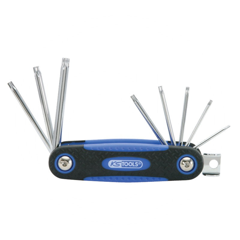KS Tools CHROME+T x -Winkelstiftschlüssel Satz – 189 mm