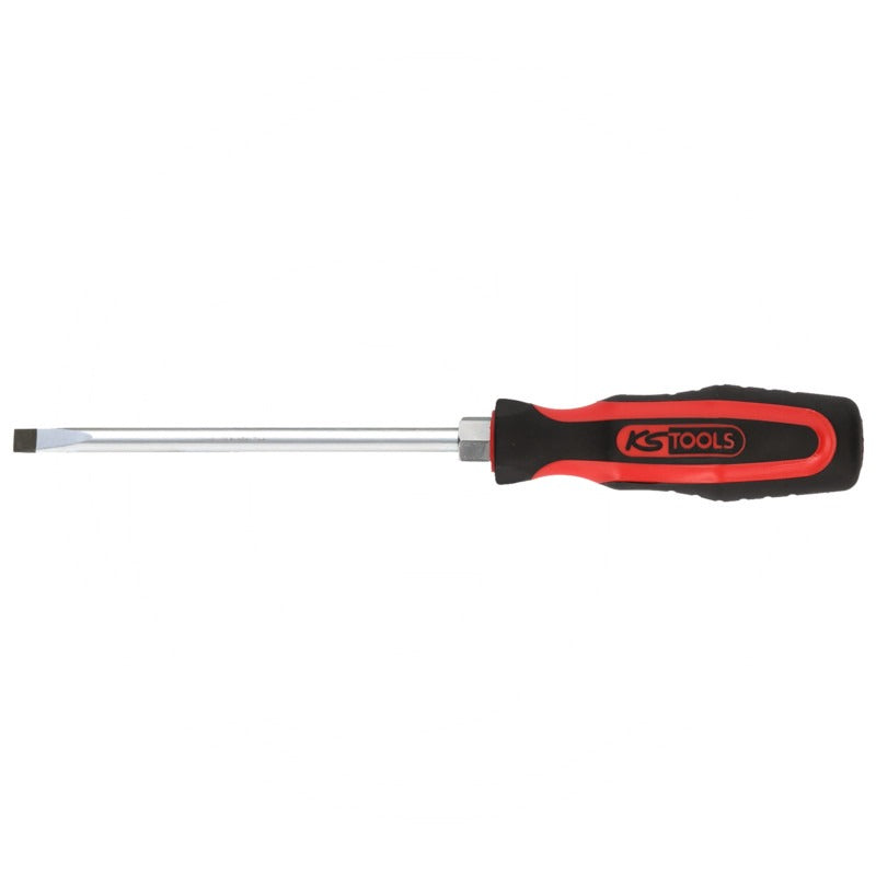 KS TOOLS ERGOTORQUE+Schraubendreher Schlitz, 3mm passend für Schlitz Schrauben – 155 mm