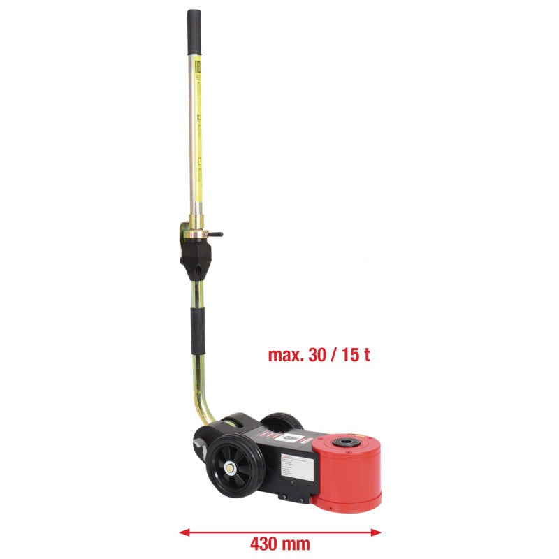 KS Tools Lufthydraulischer Wagenheber 30 t / 15 t – 700 mm