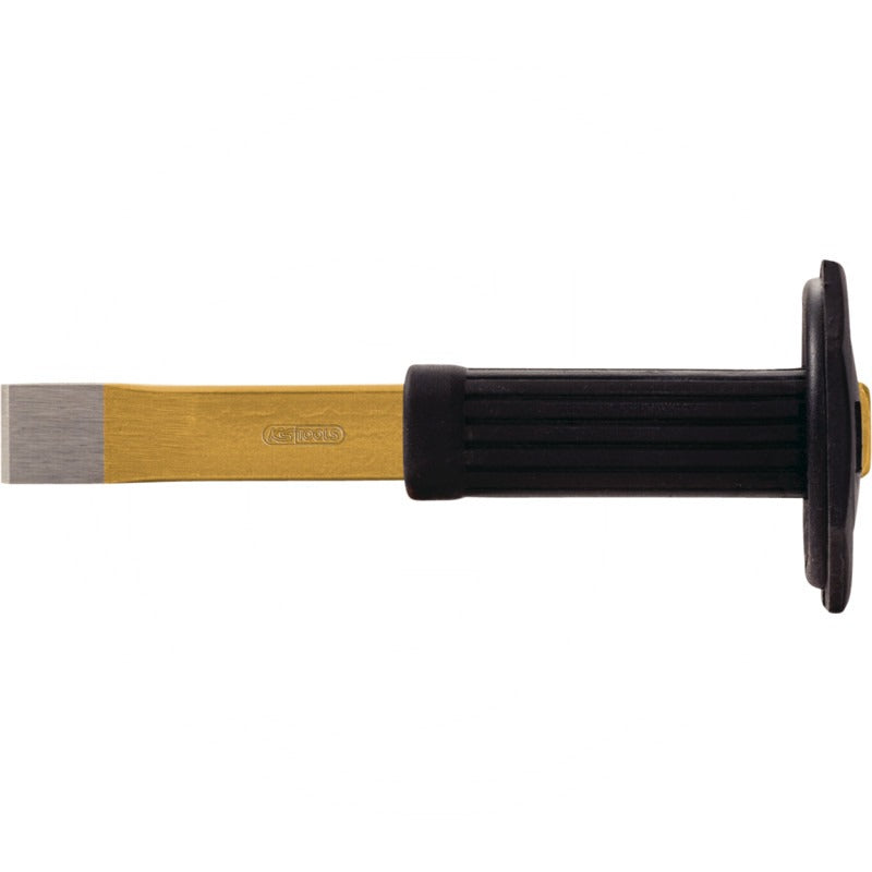 KS TOOLS Schlitzmeißel mit Handschutzgriff, 230mm – 230 mm
