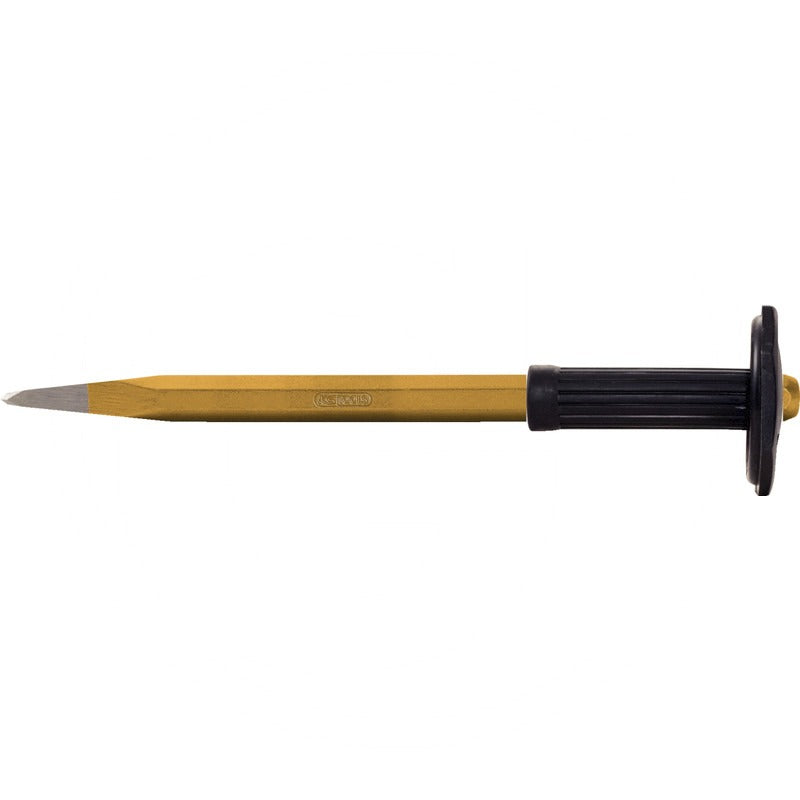 KS Tools Spitzmeissel, handschutzgriff, 8kant – 250 mm