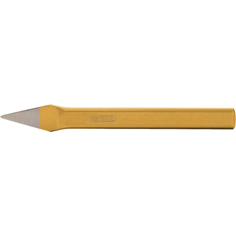 KS TOOLS Kreuzmeißel, flach oval, 8x200mm – 200 mm
