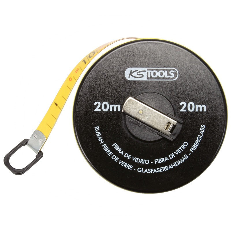 KS TOOLS Kapselbandmaß mit Kunststoffband – 182 mm