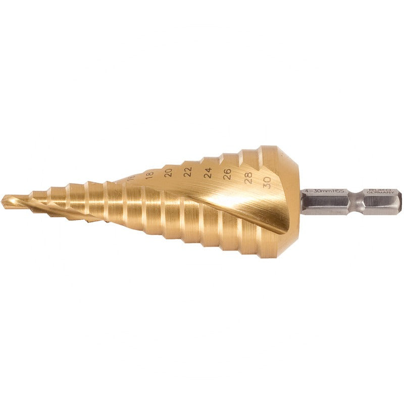 KS Tools HSS-TiN Stufenbohrer Technische Daten Anwendungsbereich Mater