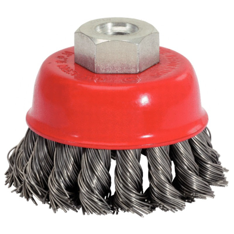 KS TOOLS Stahldrahttopfbürste, rostfrei D (mm) 75