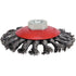 KS TOOLS Kegelform-StahldrahtRundbürste – 105 mm