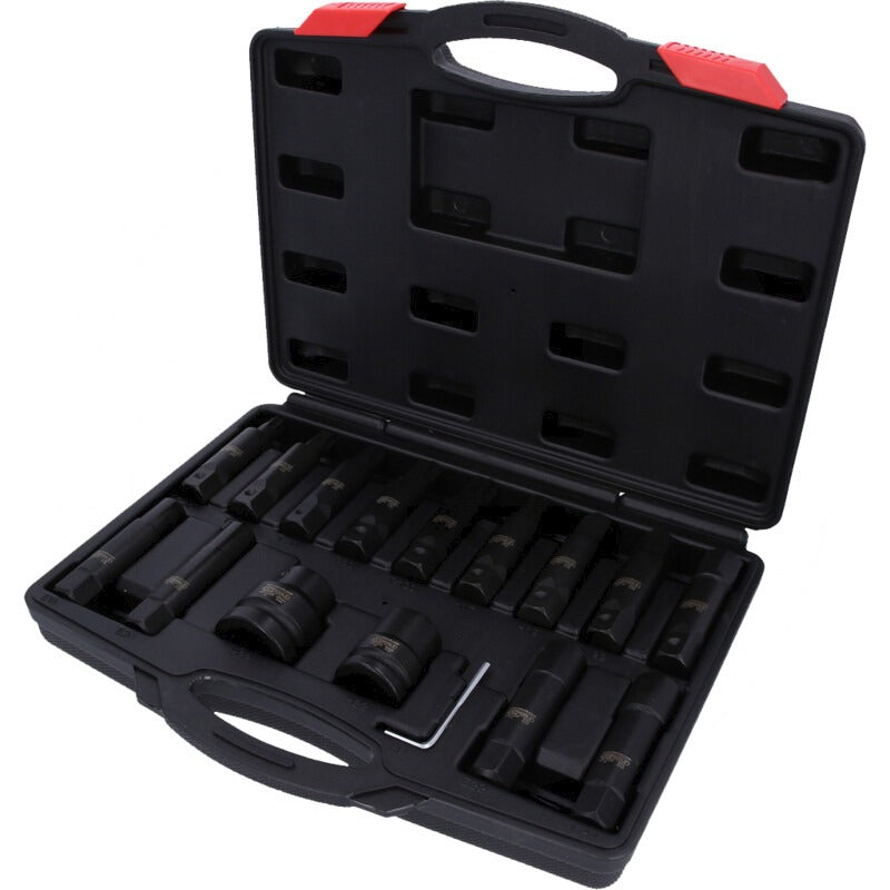 KS TOOLS 3/4"+1" Kraft-Wechselbit-Satz, 16-tlg. – 322 mm