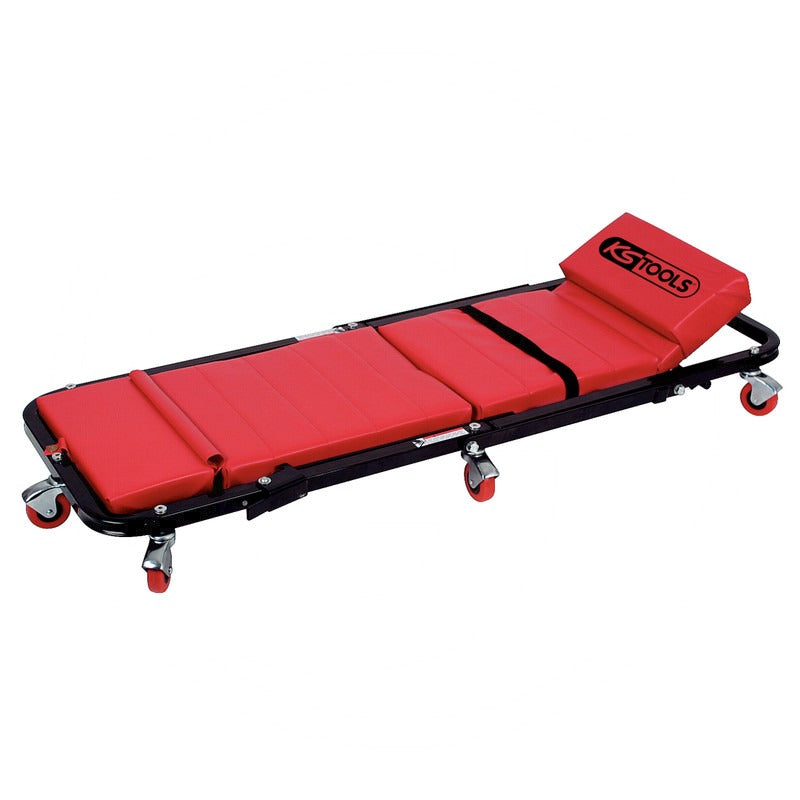 KS TOOLS Werkstattliege und Klappsitz – 1210 mm