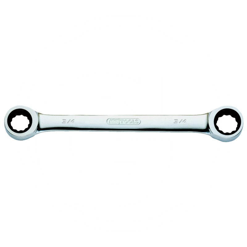 KS Tools GEAR+Doppelringschlüssel, 7/ 16' x 1/2' – 170 mm